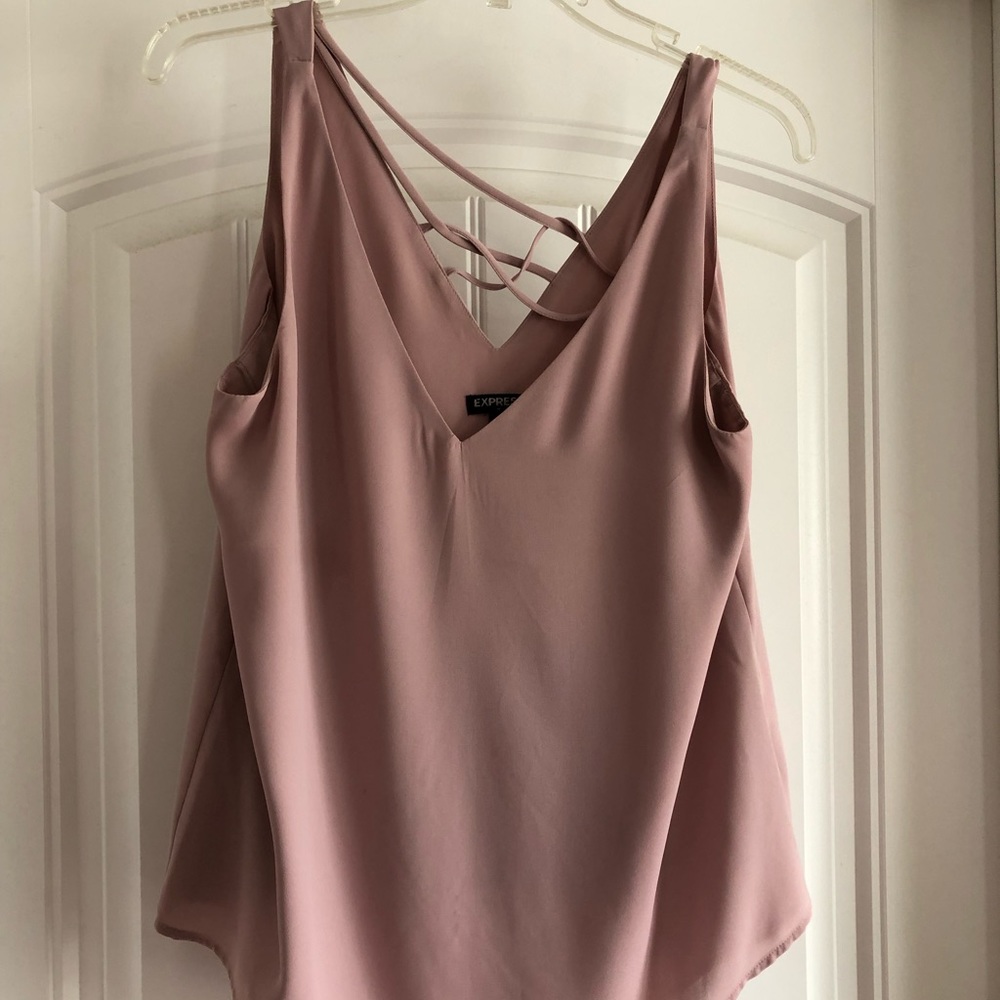 Mauve Strappy Back Tank